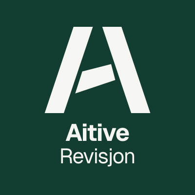 Aitive Revisjon, LinkedIn avatar – mørk