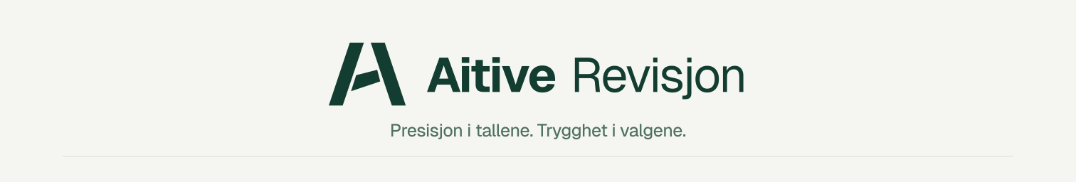 Aitive Revisjon. Presisjon i tallene. Trygghet i valgene. – lys