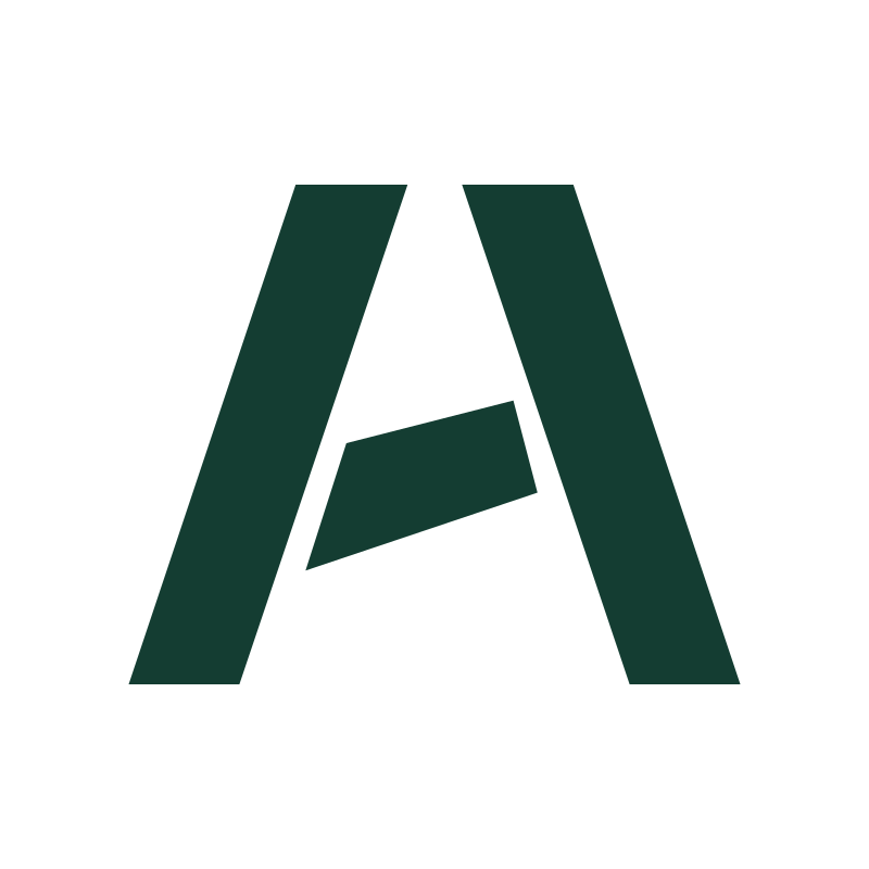 Aitive A symbol – lys bakgrunn